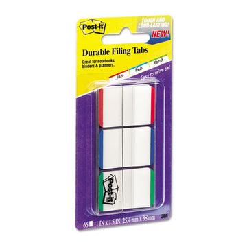 Post-it® Tabs 1" Tabs, 1-5-cut Tabs, Lined, Assorted Primary Colors, 1" Wide, 66-pack freeshipping - TVN Wholesale